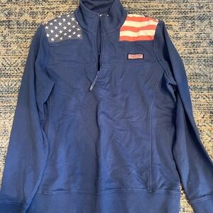 Vineyard Vines American Flag Shep Shirt - Size S